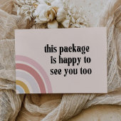 ボホサンキューカードテンプレート | ビジネスのパッケージ サンキューカード