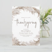 ボホサンクスギビングディナーパーティの招待状 招待状 (スタンド正面)