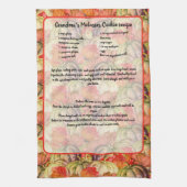 ボホサンクスギビング秋デコールウォーターカラーパンプキン キッチンタオル (縦)