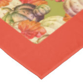 ボホサンクスギビング秋デコールウォーターカラーパンプキン テーブルクロス (アングル)