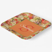 ボホサンクスギビング秋デコールウォーターカラーパンプキン ペーパープレート (傾斜あり)