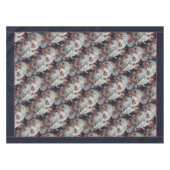 ボホサンクスギビング秋ブルーウォーターカラーパンプキン テーブルクロス (正面(横))