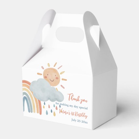 ボホサンシャインアザダイブパーティー フェイバーボックス (正面サイド)