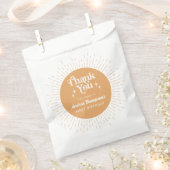 ボホサンシャインイエローファースト誕生日サンキュー フェイバーバッグ (クリップ留めされた状態)