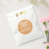 ボホサンシャインイエローファースト誕生日サンキュー フェイバーバッグ (封をした状態)