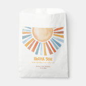 ボホサンシャインサンバースデーパーティーメッセージカード フェイバーバッグ (正面)