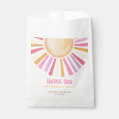 ボホサンシャインサンバースデーパーティーメッセージカード フェイバーバッグ (正面)