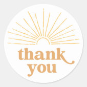 ボホサンシャインサンベイビーシャワー ラウンドシール (正面)