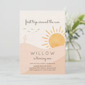 ボホサンシャインファーストトリップザサのまわりにン誕生日 招待状 (スタンド正面)