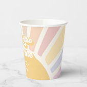 ボホサンシャインファーストトリップザサのまわりにン誕生日 紙コップ (左)