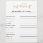 ボホサンシャインベビーシャワーゲストゲーム (正面)