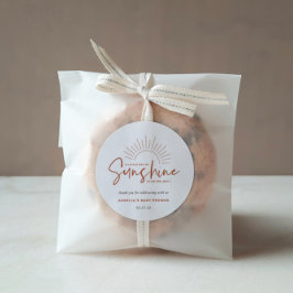 ボホサンシャインベビーシャワー ラウンドシール