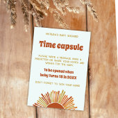 ボホサンシャインレトロタイムカプセルベイビーシャワーゲーム カード