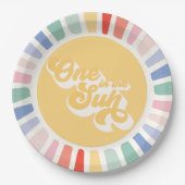 ボホサンシャインワンインザサンシャイン誕生日 ペーパープレート (正面)