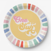 ボホサンシャインワンインザサンシャイン誕生日 ペーパープレート (正面)