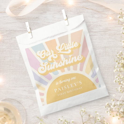 ボホサンシャイン1stトリップザのまわりにサン誕生日 フェイバーバッグ (クリップ留めされた状態)