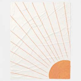 ボホサンシャイン フリースブランケット