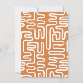 ボホサンシャイン | Sunをテーマにした男の子または女の子の赤ちゃんシャワー 招待状 (裏面)