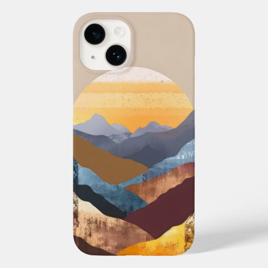 ボホサンセットマウンテンズ Case-Mate iPhoneケース (裏面)