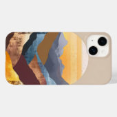 ボホサンセットマウンテンズ Case-Mate iPhoneケース (裏面 (横))