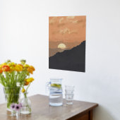 ボホサンセット 箔ポスター (レイダウン (キッチン))