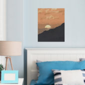 ボホサンセット 箔ポスター (インサイチュ (寝室))