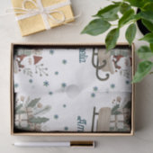 ボホサンタオンスレイとギフトスノーフレーク名 薄葉紙 (ギフト)