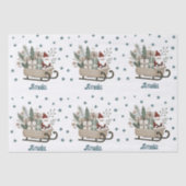 ボホサンタオンスレイとギフトスノーフレーク名 薄葉紙 (正面)