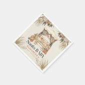 ボホサンタベビークリスマスホリデークリブベビーシャワー スタンダードカクテルナプキン (角)