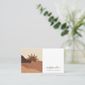 ボホサンテラコッタジュエリーイヤリングディスプレイカード 名刺 (スタンド正面)