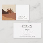 ボホサンテラコッタジュエリーイヤリングディスプレイカード 名刺 (正面/裏面)