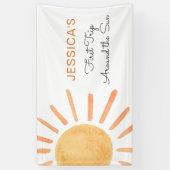 ボホサンバックドランドバナーリトルサンシャイン誕生日 横断幕 (縦)