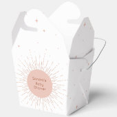 ボホサンピンク赤ちゃんシャワー フェイバーボックス (見開き)