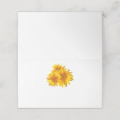 ボホサンフラワーカントリーイエローフローラ結婚披露宴 プレイスカード (外部開封)