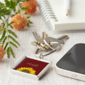 ボホサンフラワークラシックフローラ キーホルダー (側面)