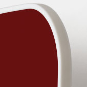 ボホサンフラワーシンプル赤パーソナライズされた色 ピックルボールラケット (左詳細)