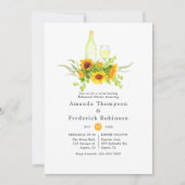 ボホサンフラワーズリハーサルディナーワインテイスティング 招待状 (正面)