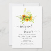 ボホサンフラワーズリハーサルディナーワインテイスティング 招待状 (正面)