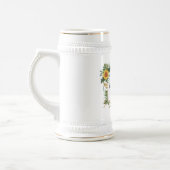 ボホサンフラワーセージ緑結婚草 ビールジョッキ (左)