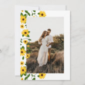 ボホサンフラワーパッチ結婚式招待状 招待状 (裏面)