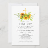 ボホサンフラワーファースト聖餐式 招待状 (正面)