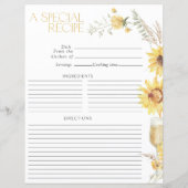 ボホサンフラワーブライダルシャワーレシピ (裏面)