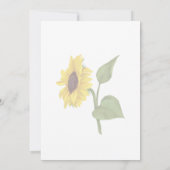 ボホサンフラワー素朴ウッドクロス結婚ズ 招待状 (裏面)