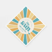 ボホサンベイビーシャワー紙ナプキンス スタンダードランチョンナプキン (角)