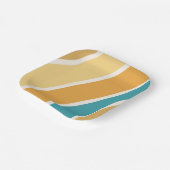 ボホサンベビーシャワー紙プレート ペーパープレート (傾斜あり)