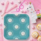 ボホサンベビーシャワー紙プレート ペーパープレート (パーティー)