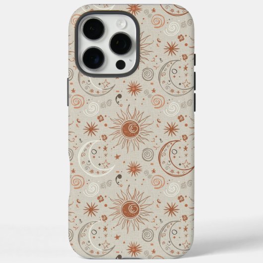 ボホサンムーンパターン Case-Mate iPhoneケース (裏面)