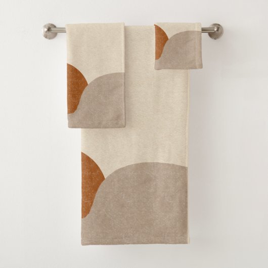 ボホサンライズテラコッタクリームサンド バスタオルセット (インサイチュ)