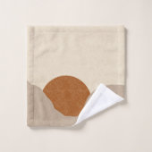 ボホサンライズテラコッタクリームサンド バスタオルセット (ウォッシュタオル)