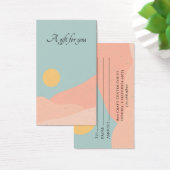 ボホサンライズデザート抽象芸術ギフトカード (デスク)